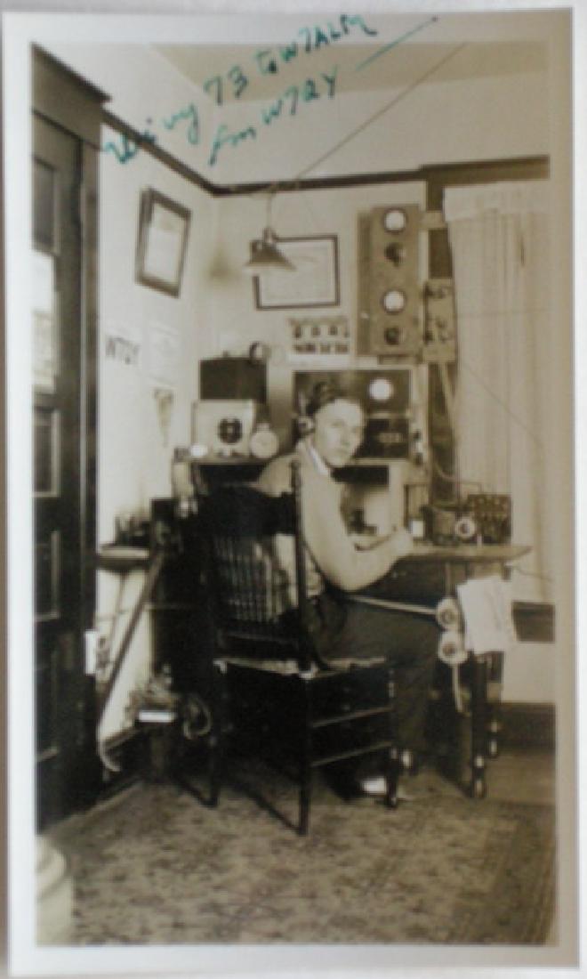 Ham Radio Enthusiast, W7QY, c1930 (1 of 1)