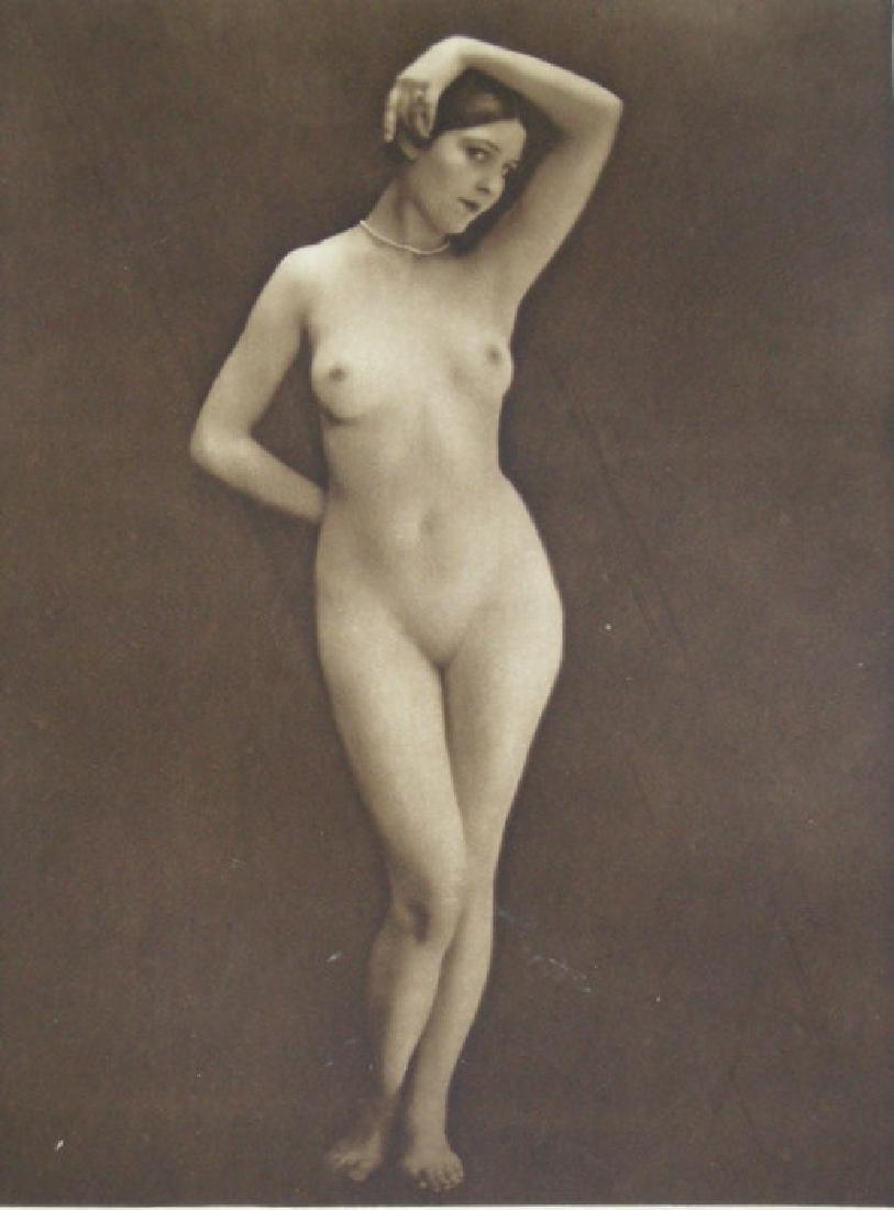 Nude by Stanislaus Walery. C1920: Stanislaus Walery, a Parisian photographer produced a wonderful group of art studies as a folio of 100 nudes called NUS under the pseudonym Laryew in 1920. His models were girls from the Follies Berge