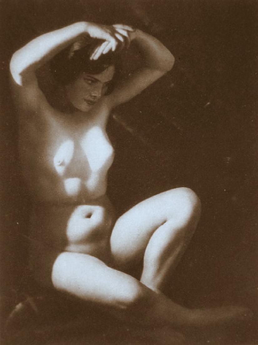 Czech Nude by Frantisek Drtikol, Prague: Czech Nude by Frantisek Drtikol, Prague. From Natur und Kultur Das Weiss. 1925. 8.25 x 6.25 in.