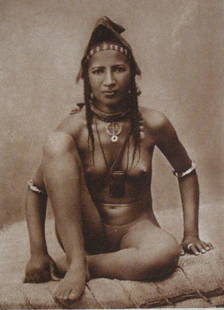 Kunta Girl, Timbuktu by Leo Frobenius, Munich: Kunta Girl, Timbuktu by Leo Frobenius, Munich. From Natur und Kultur Das Weiss. 1925. 4.625 x 3.5 in.