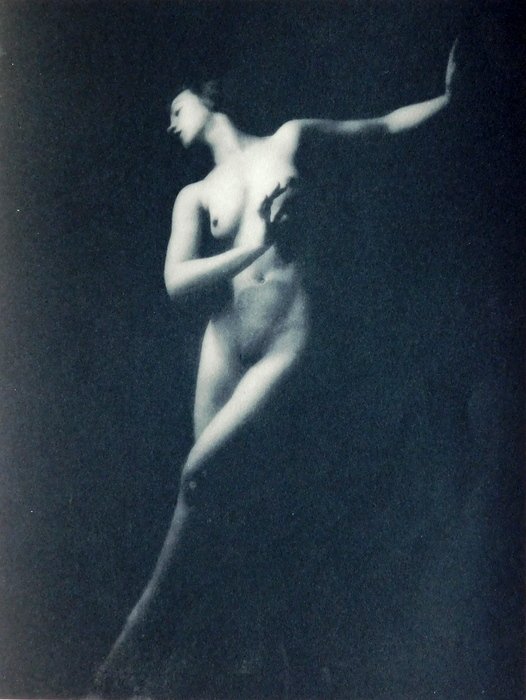 Nude by Arnold Genthe. C1937: Nude by Arnold Genthe. C1937. Sheet fed gravure from Hghlights and Shadows. 10 x 7.5 in. Reverse: Nude by Albert Peterson. 9.625 x 7.5 in.