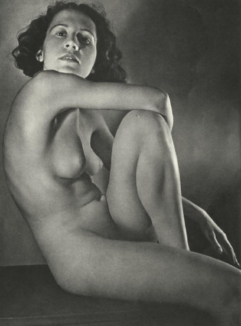 Nude by Andre Steiner. C1947: Nude by Andre Steiner. C1947. From 45 Nus par andre steiner. 9.5 x 6.75 in. Reverse: 8.5 x 6.25 in.