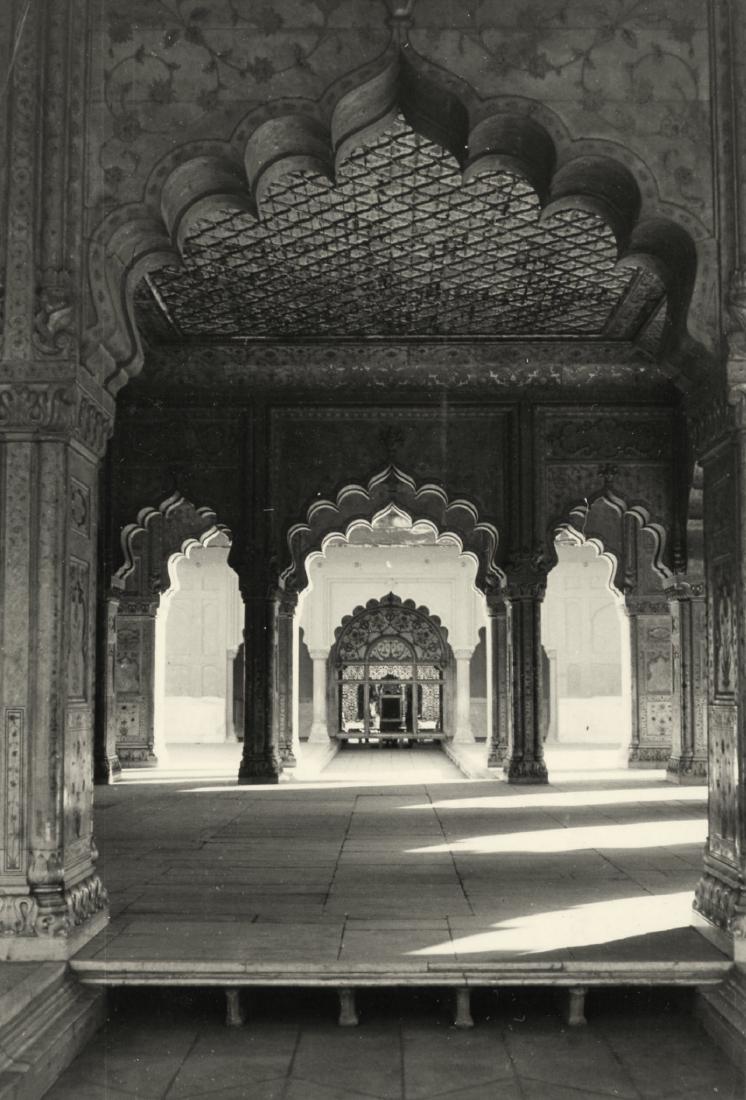 Agra, India, c1950: Agra, India, c1950. Very good contrast. 6.75 x 4.5 in.