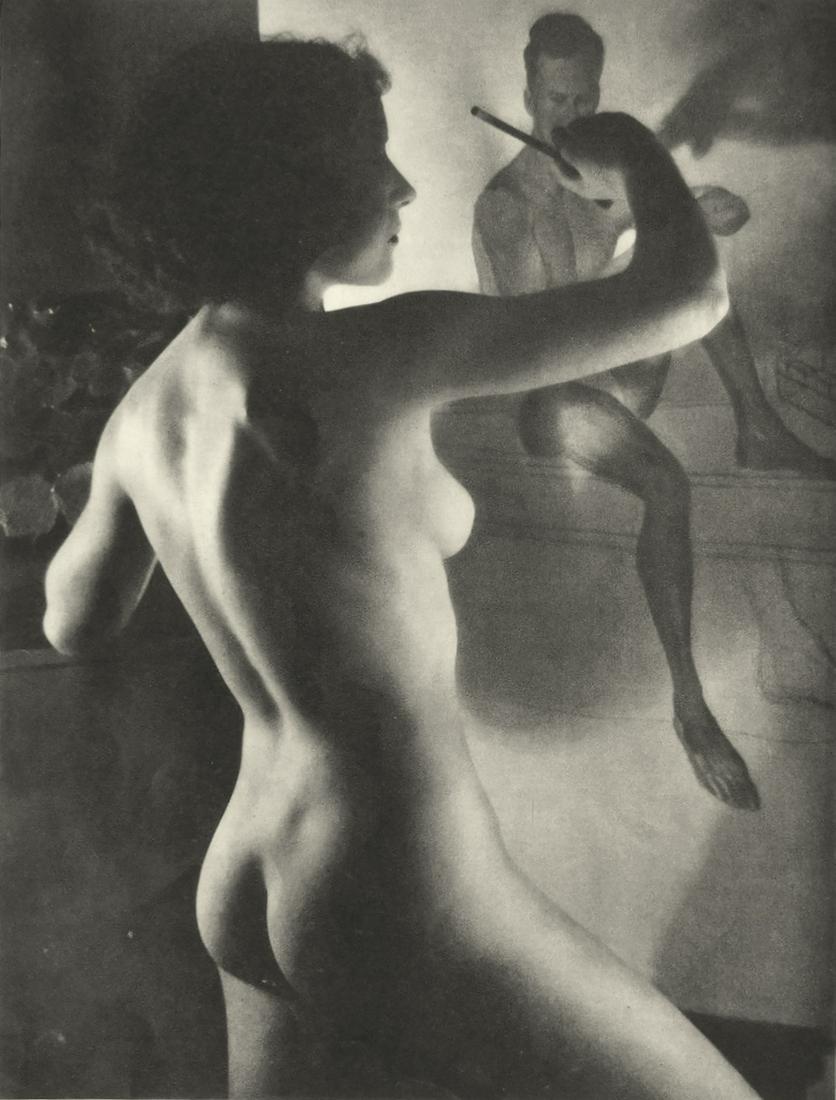Nude by Andre Steiner. C1947: Nude by Andre Steiner. C1947. From 45 Nus par Andre Steiner. 9.25 x 7 in. Reverse: 8.625 x 6.75 in.