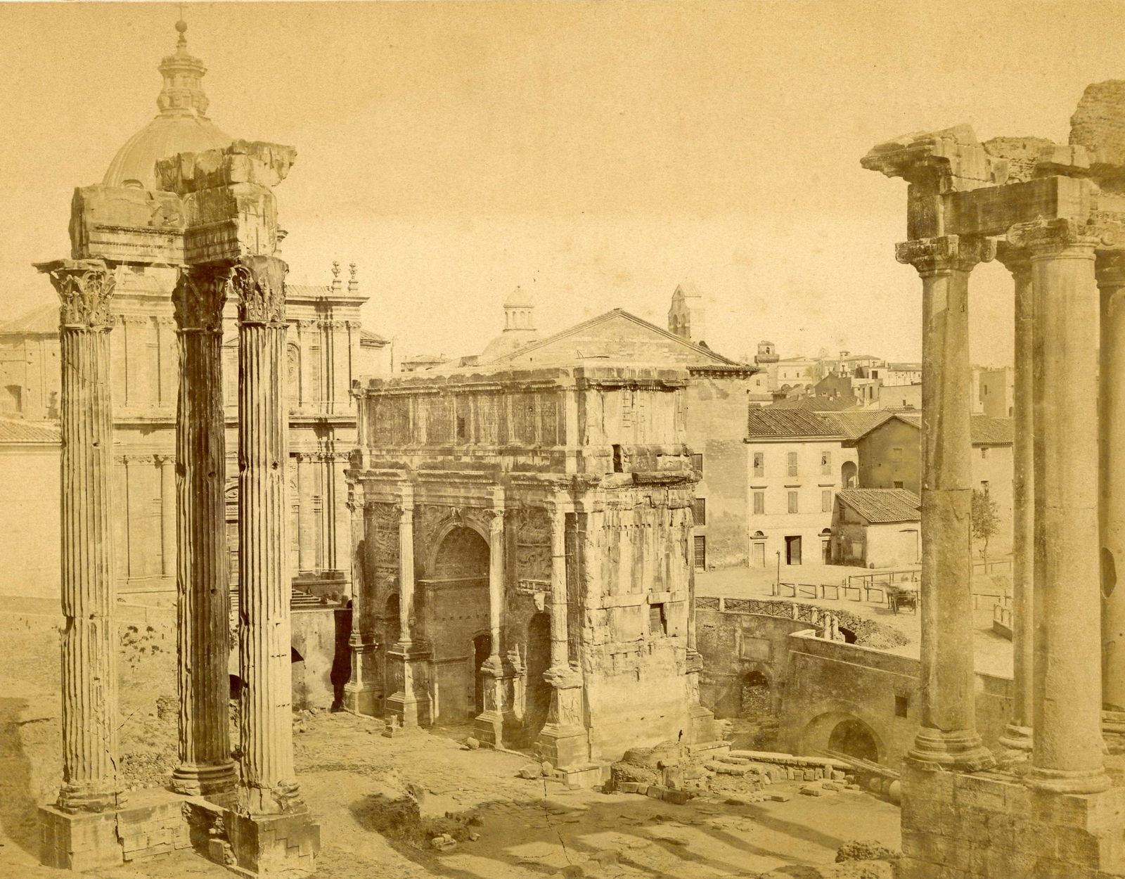 Triumphal Arch, Rome. C1870 (1 of 2)