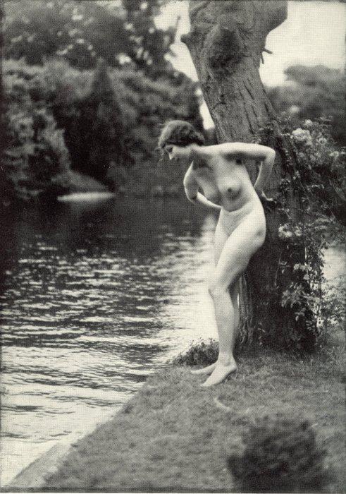 Nude by Bertram Park & Yvonne Gregory: Nude by Bertram Park & Yvonne Gregory. Halftone print from 'The Beauty of the Female Form'. C1934. 6.75 x 4.875 in. Reverse: 6.875 x 4.875 in.