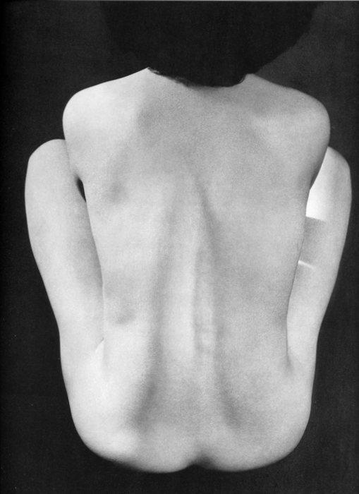 Nude by Daniel Masclet. C1954: Nude by Daniel Masclet. C1954. 9.75 x 11.75 in. Reverse: Male by Roger Schall. 7.875 x 9.75 in
