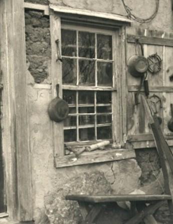 ALT, PATRICK. Old Window. Golden, New Mexico. C1995: Old Window. Golden, New Mexico. C1995 by Patrick Alt. 9.5 x 7.5 in. Platinum/palladium photograph on Platina paper 11 1/2 x 13 1/2 inches