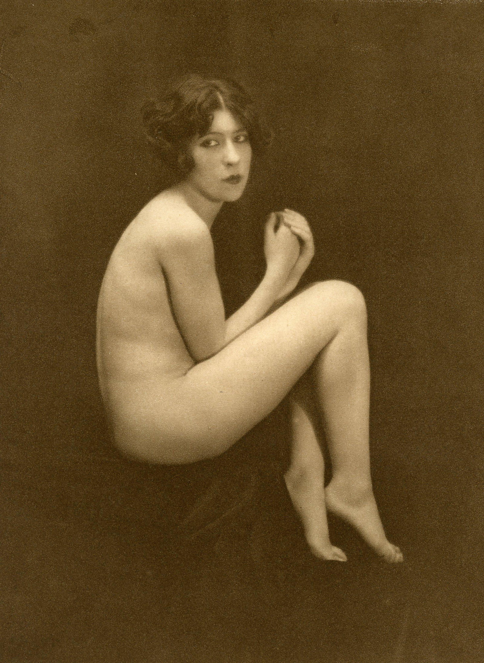 Nude by Stanislaus Walery. C1920: Stanislaus Walery, a Parisian photographer produced a wonderful group of art studies as a folio of 100 nudes called NUS under the pseudonym Laryew in 1920. His models were girls from the Follies Berge
