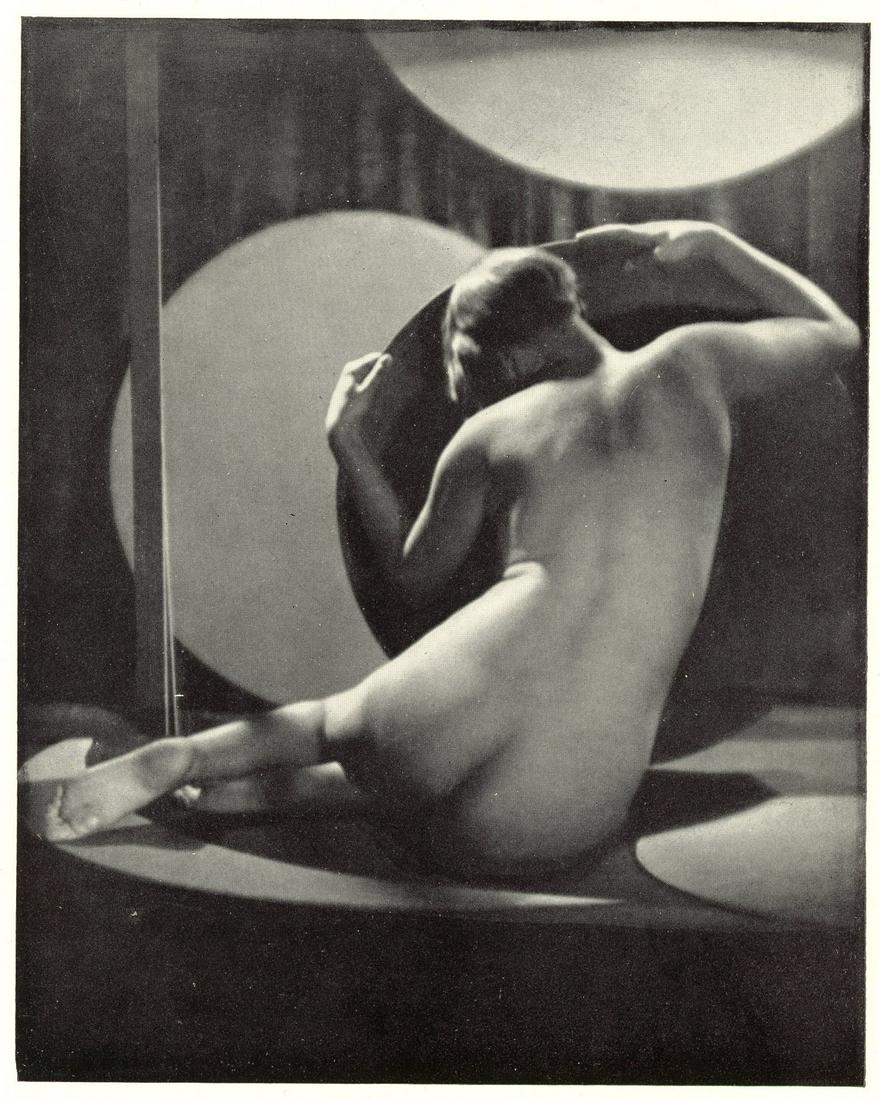 Nude by Bertram Park & Yvonne Gregory. C1934: Nude by Bertram Park & Yvonne Gregory. Halftone print from 'The Beauty of the Female Form'. C1934. 6 x 4.875 in. Reverse: 7.125 x 4.875 in.