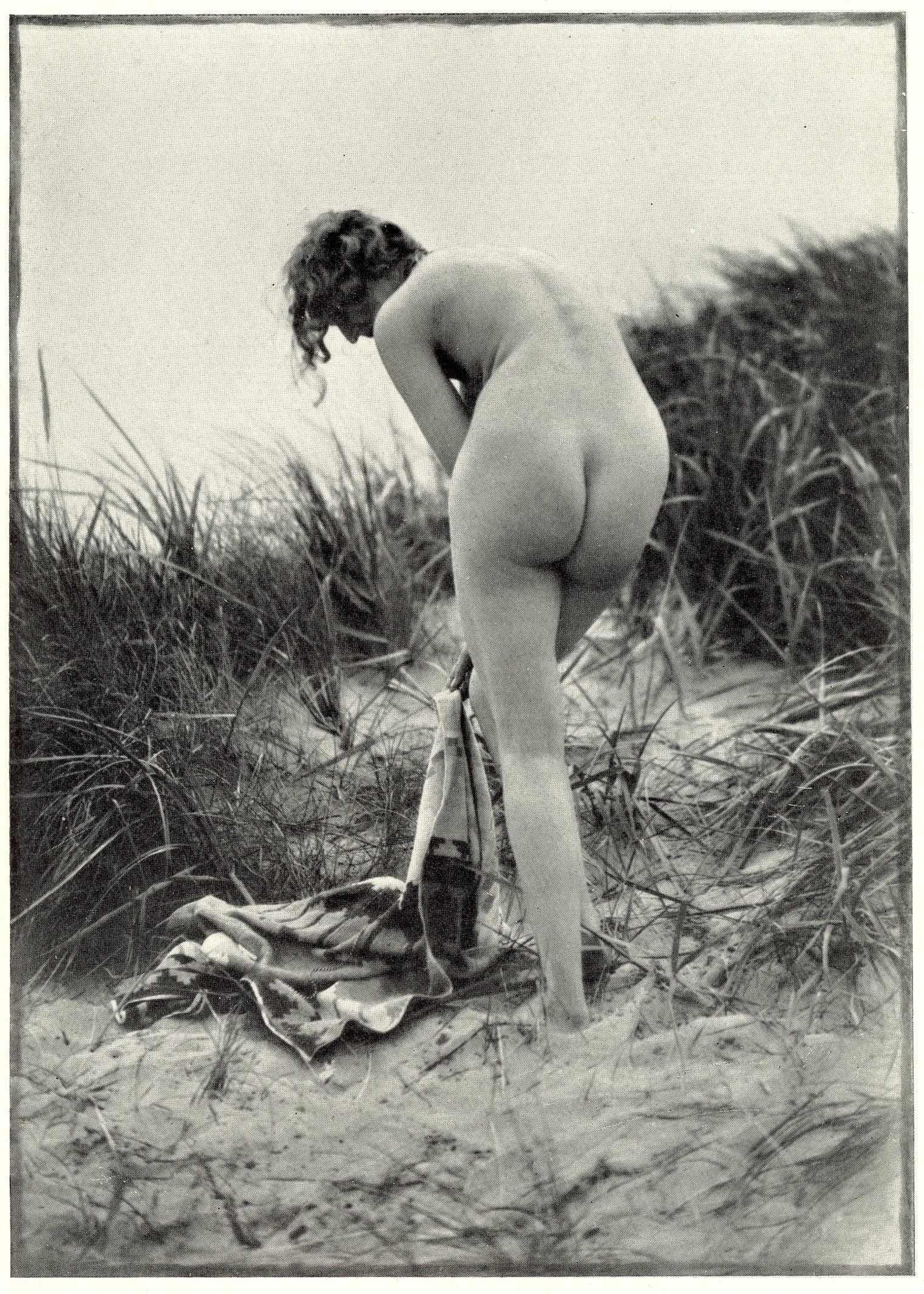 Nude by Bertram Park & Yvonne Gregory. C1934: Nude by Bertram Park & Yvonne Gregory. Halftone print from 'The Beauty of the Female Form'. C1934. 6.75 x 4.875 in. Reverse: 7 x 4.875 in.