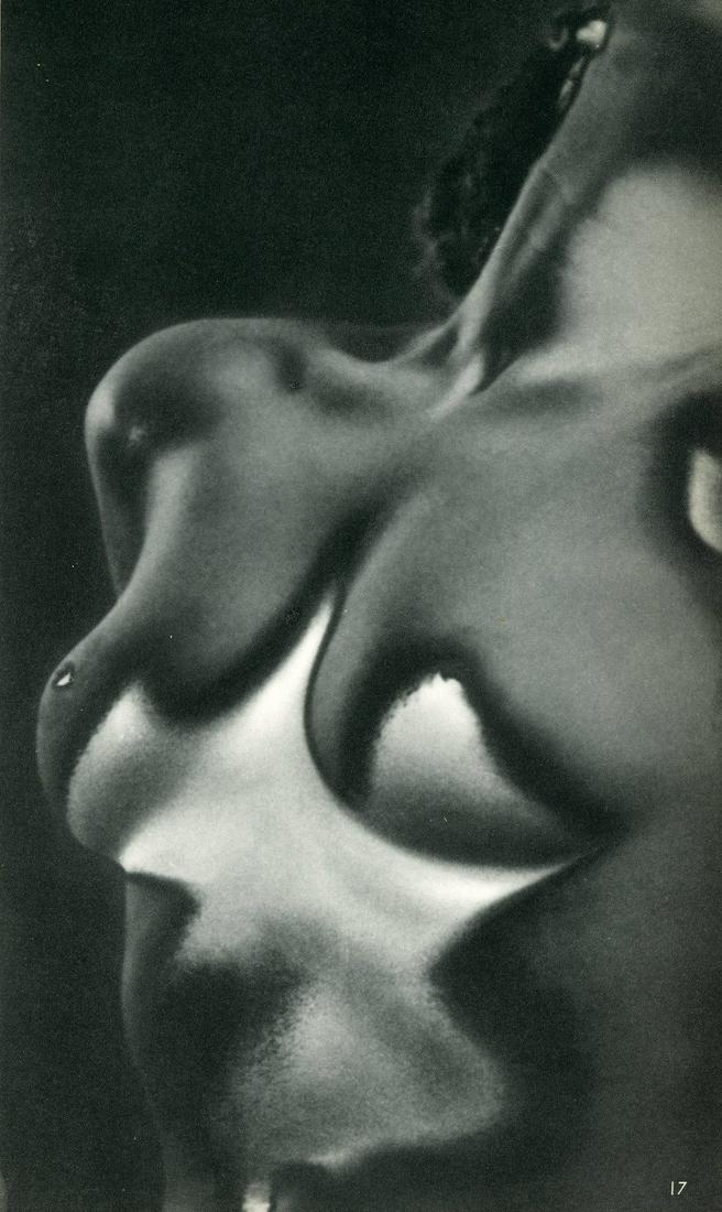 Nude by Rudolf Muller-Schoenhausen. c1954: Nude by Rudolf Muller-Schoenhausen. C1954. 11.75 x 7 in. Rev: Nude by Ferenc Berko. 1175 x 9.75 in.