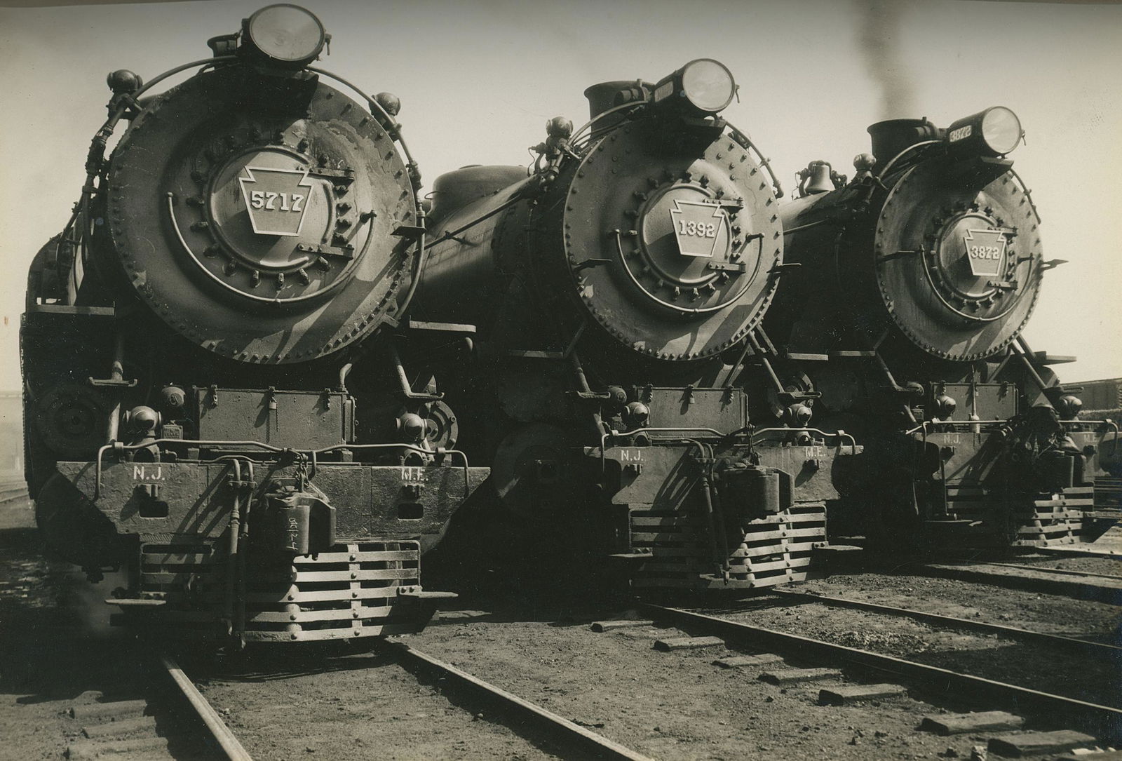 A trio of Pennsylvania R.R. Engines. c1925 (1 of 1)