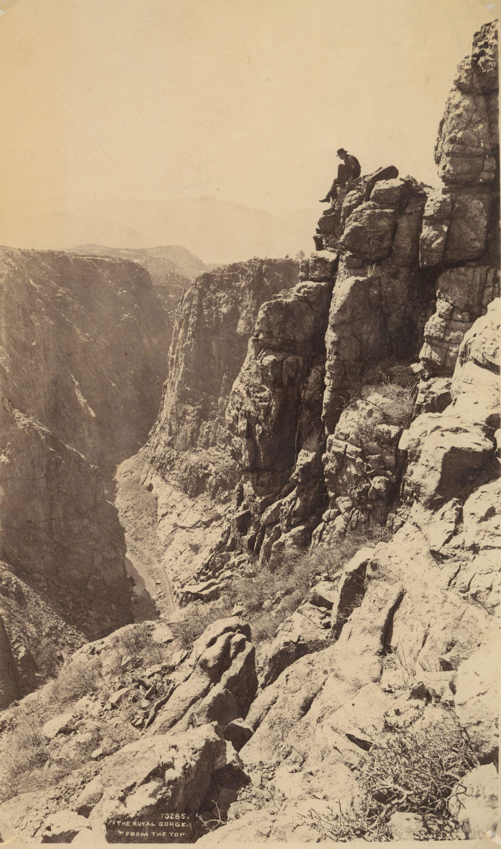 Royal Gorge, Colorado, from the Top. C1880 (1 of 1)