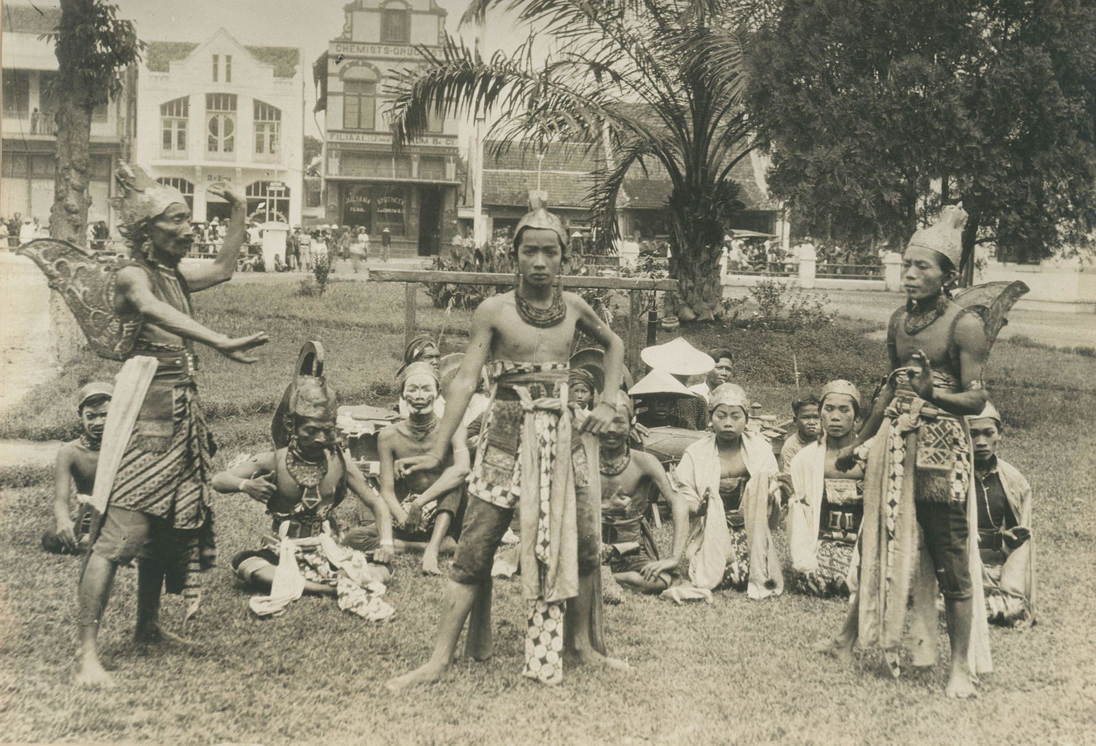 Javanese Dancing Troop, Batavia. C1925 (1 of 1)