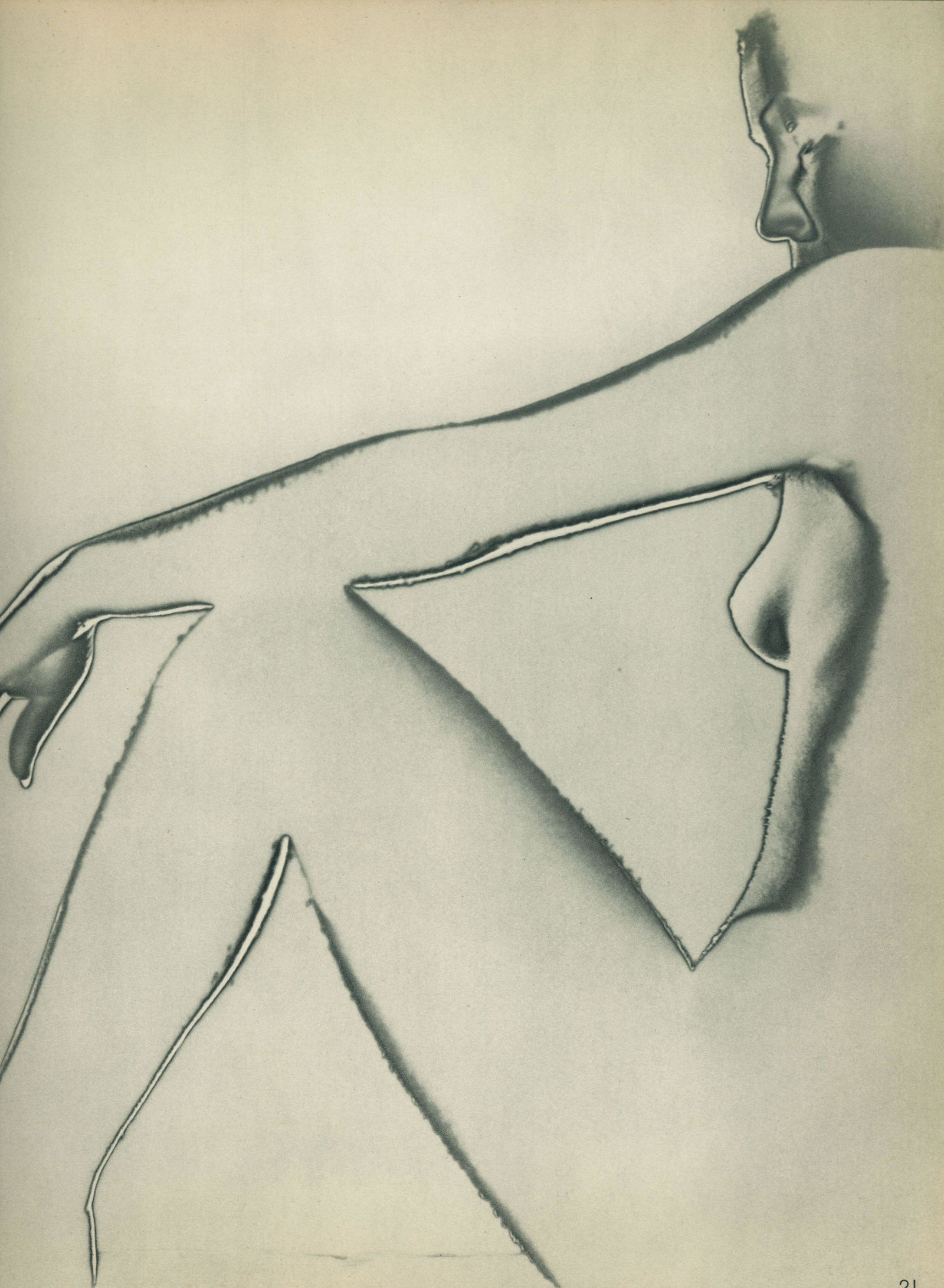 Nude by Dr. Mario Finazzi. c1954: Nude by Dr. Mario Finazzi. 11.75 x 9.75 in. Rev: Nude by Ferenc Berko. 11.75 x 9.75 in.