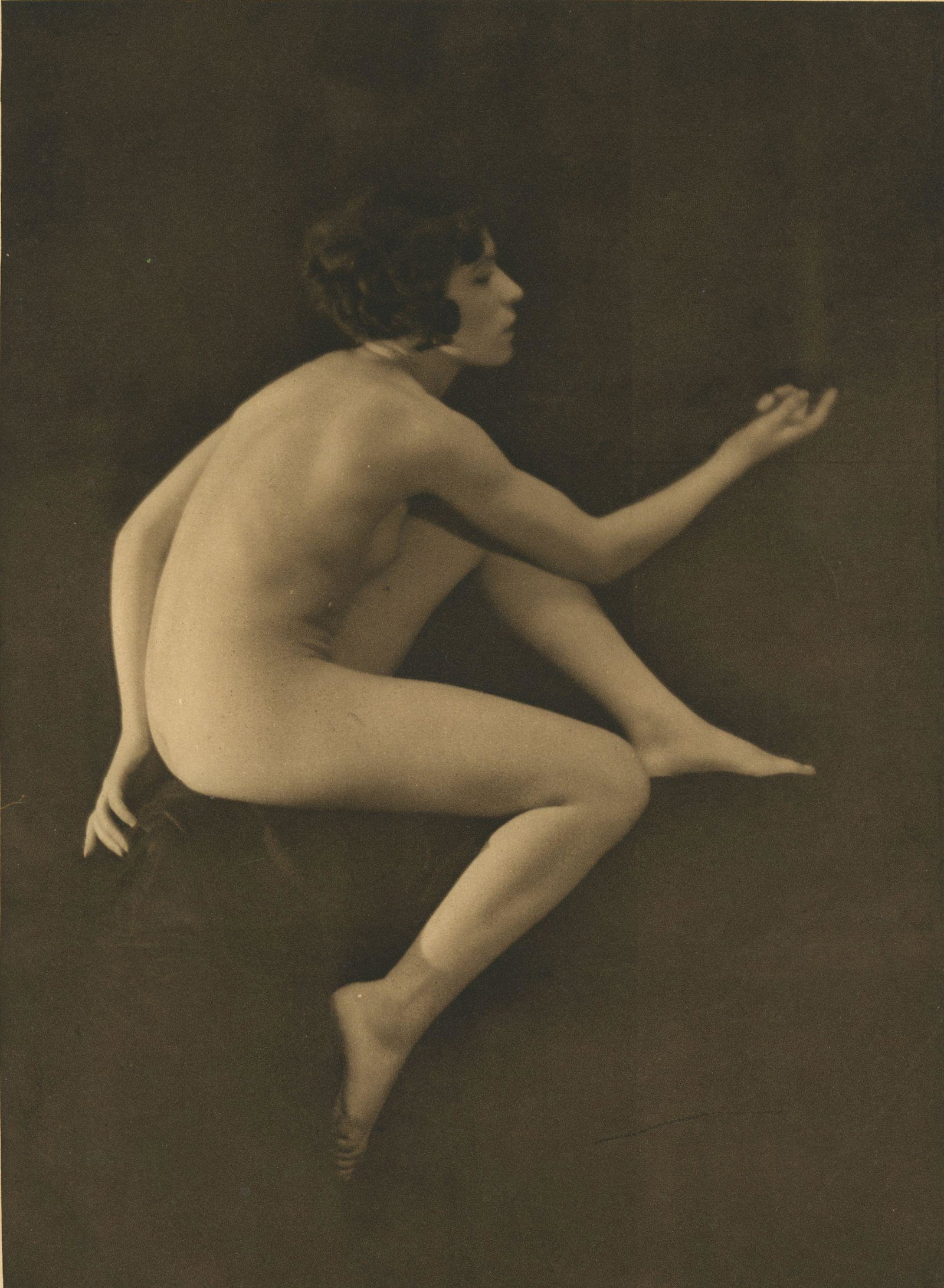 Nude by Stanislaus Walery. C1920: Stanislaus Walery, a Parisian photographer produced a wonderful group of art studies as a folio of 100 nudes called NUS under the pseudonym Laryew in 1920. His models were girls from the Follies Berge