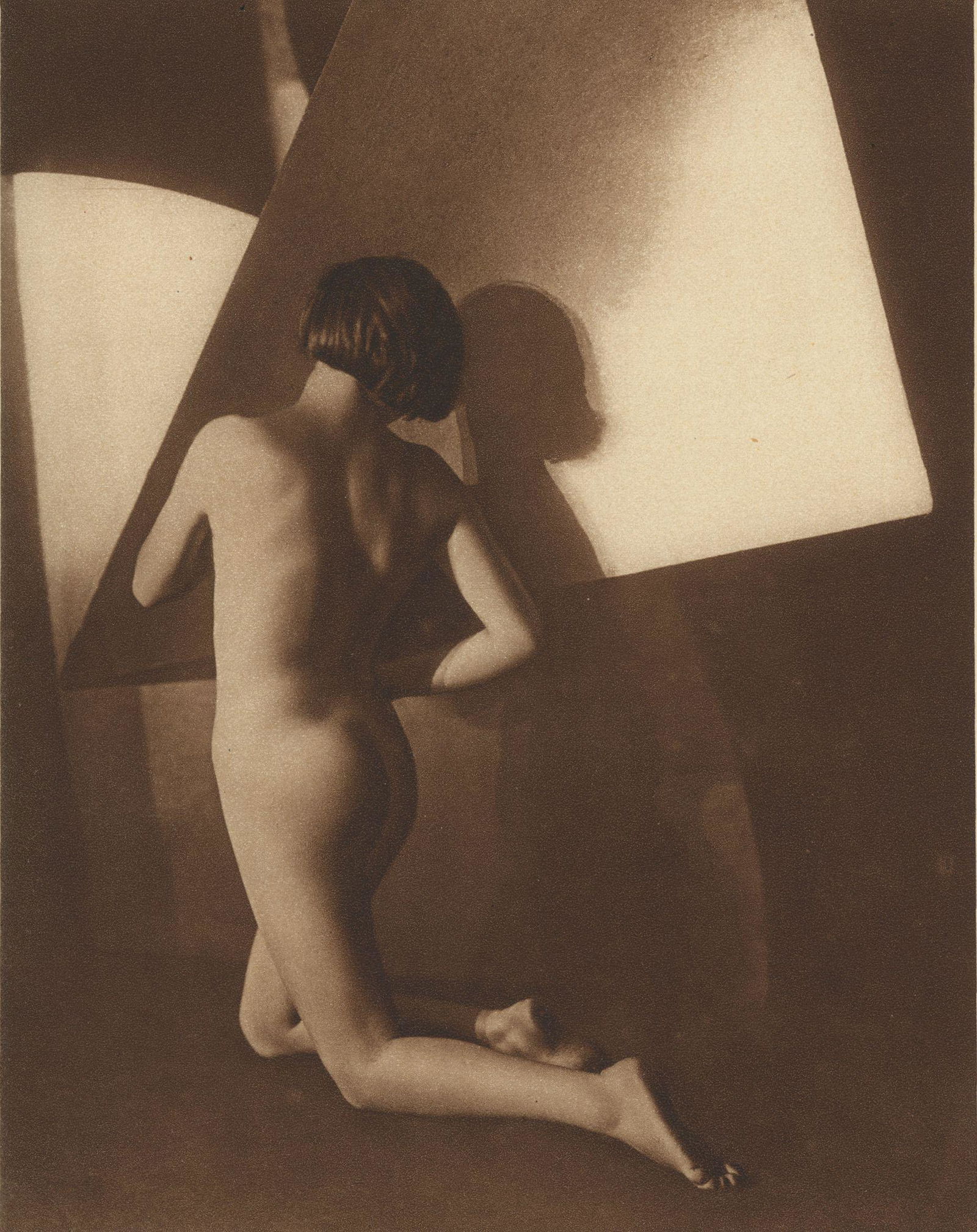 Czech Nude by Frantisek Drtikol, Prague: Czech nude by Frantisek Drtikol. From Natur und Kultur Das Weiss. 1925. 7.875 x 6.25 in.