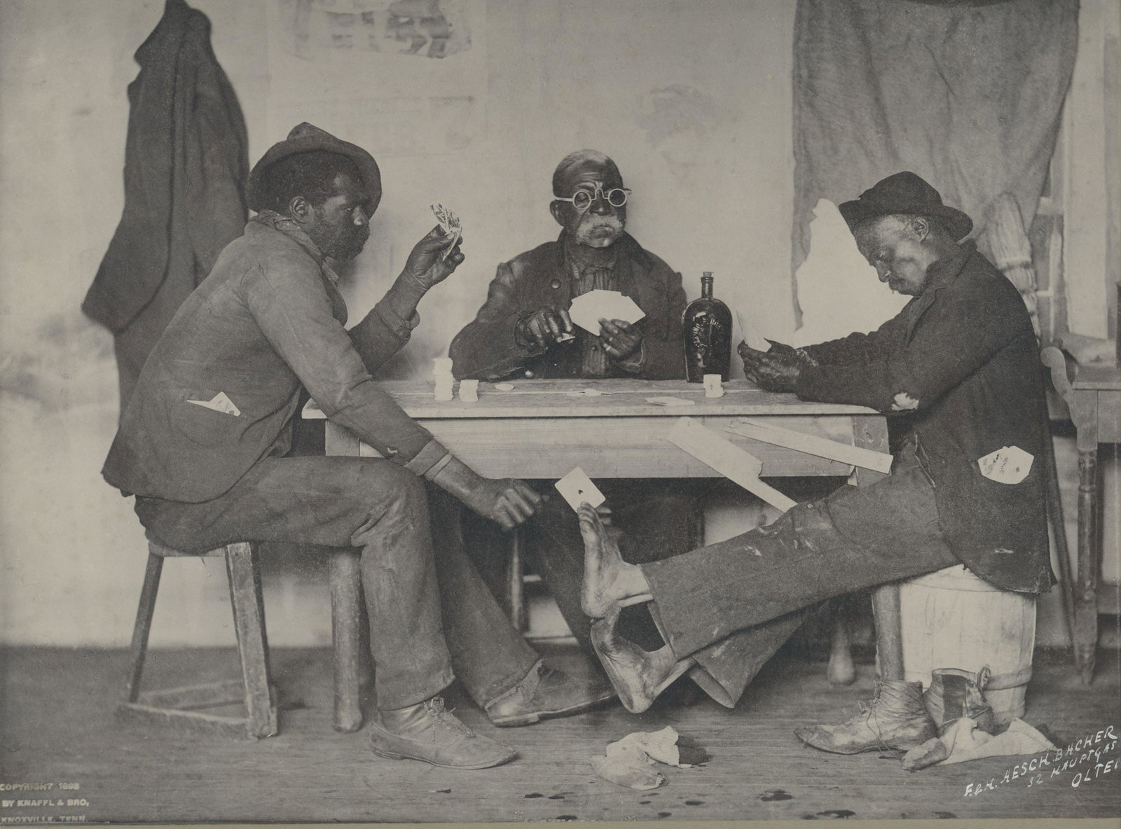 GAMBLING. Five card stud. C1898 (1 of 1)