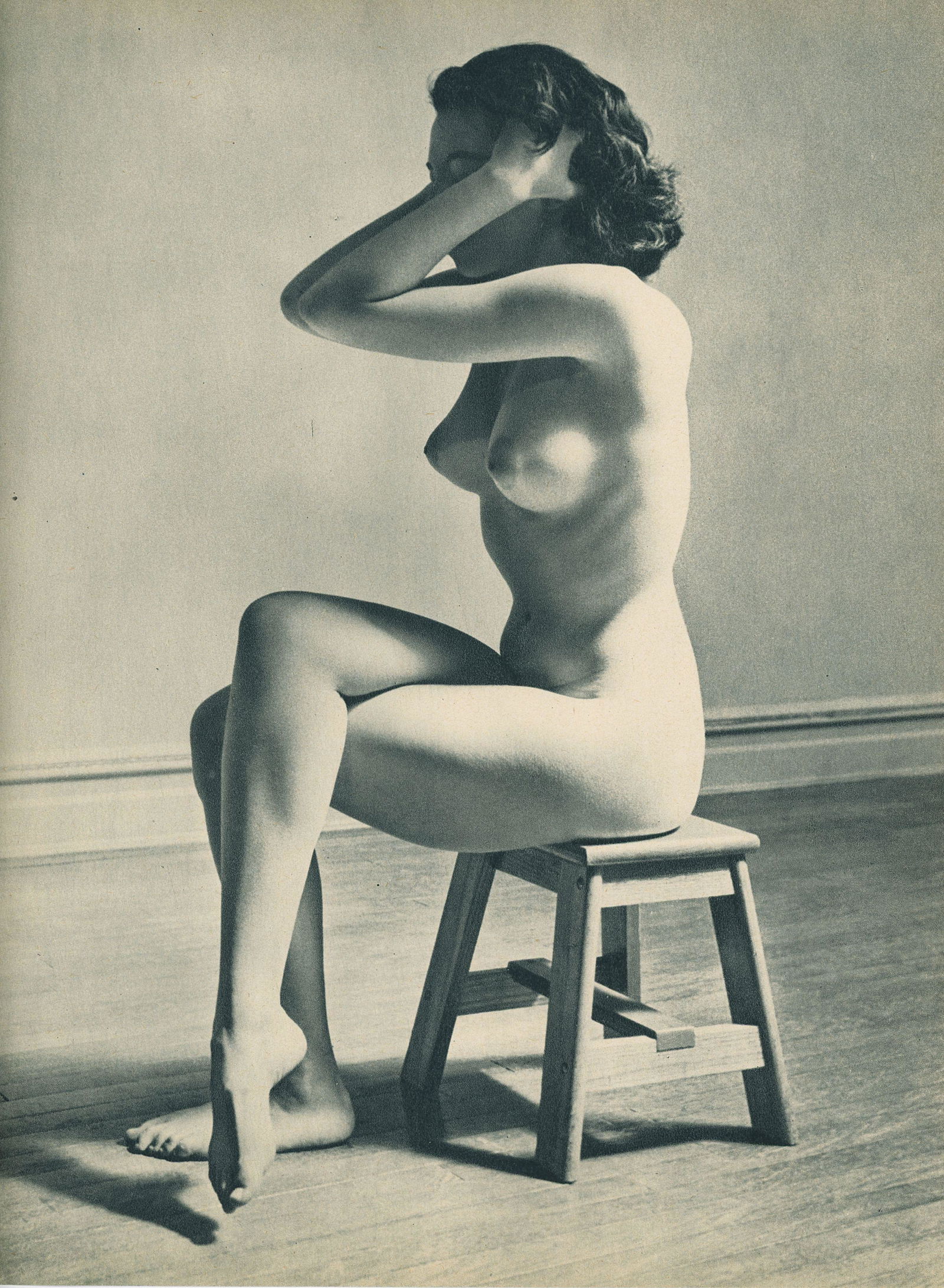 Nude by Andre de Dienes. C1950: Nude by Andre de Dienes. C1950. 11.5 x 9 in. Rev: 11.5 x 9 in.