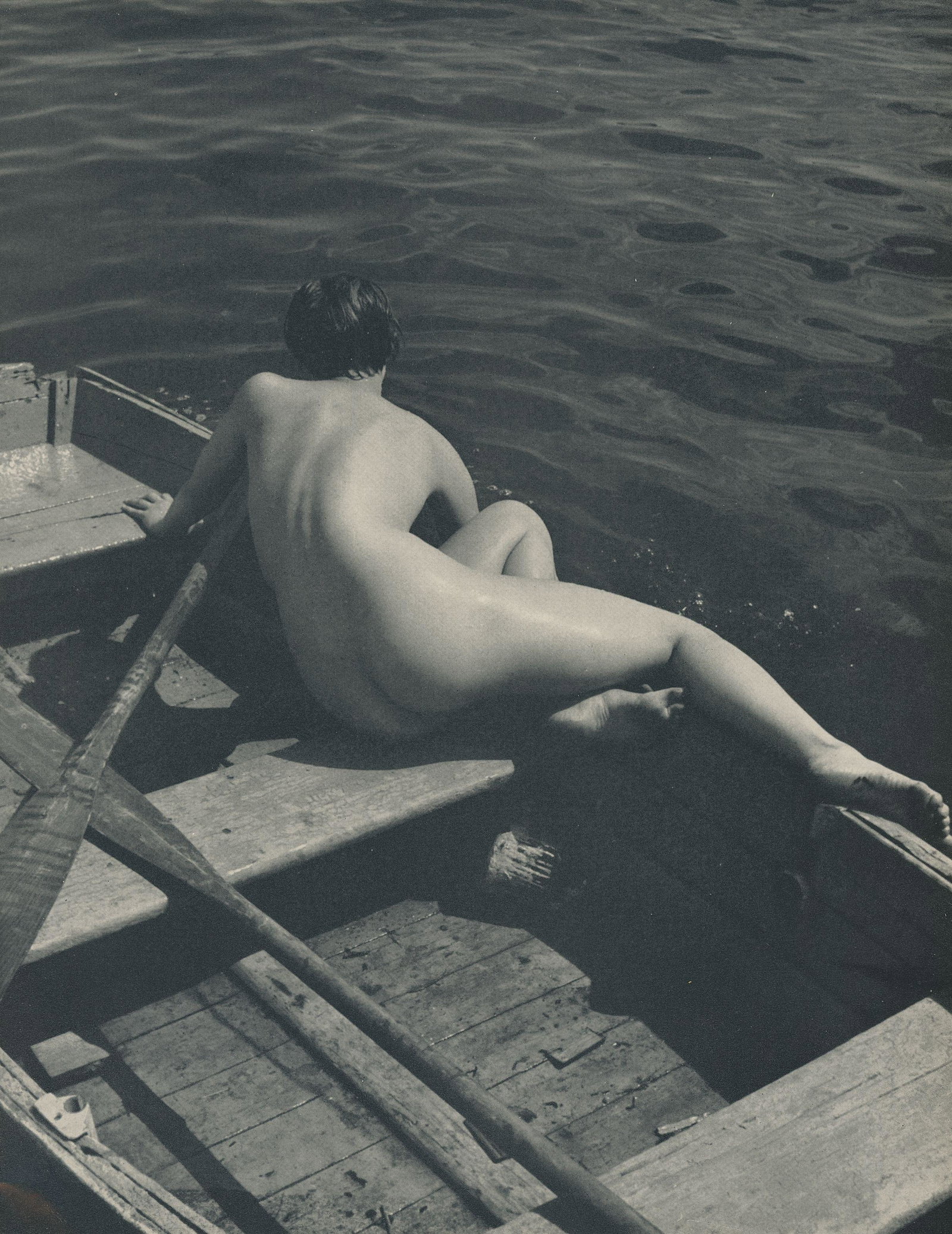 Nude by AndrÃ© de Dienes. C1965: Nude by AndrÃ© de Dienes. C1965. American-Hungarian photographer famous for nude photography and photographs of a young Marilyn Monroe. 10.75 x 8.25 in. rev: 6.75 x 6 in.