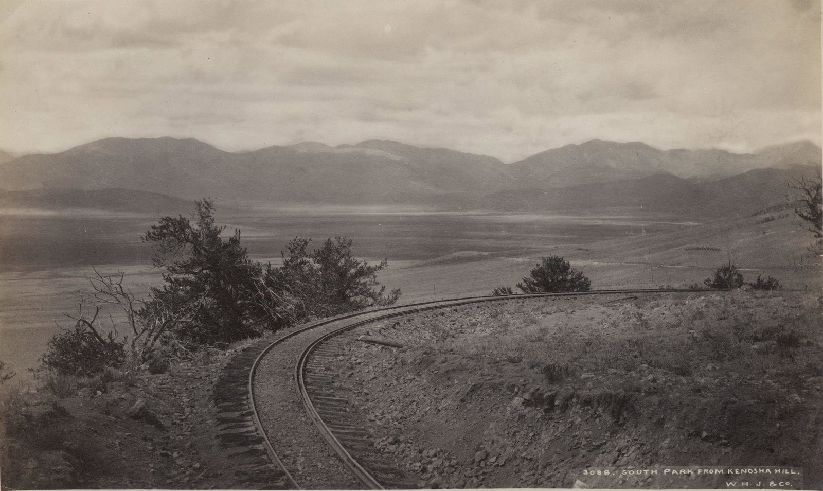South Park from Kenosha Hill, Colorado, c1880 (1 of 1)