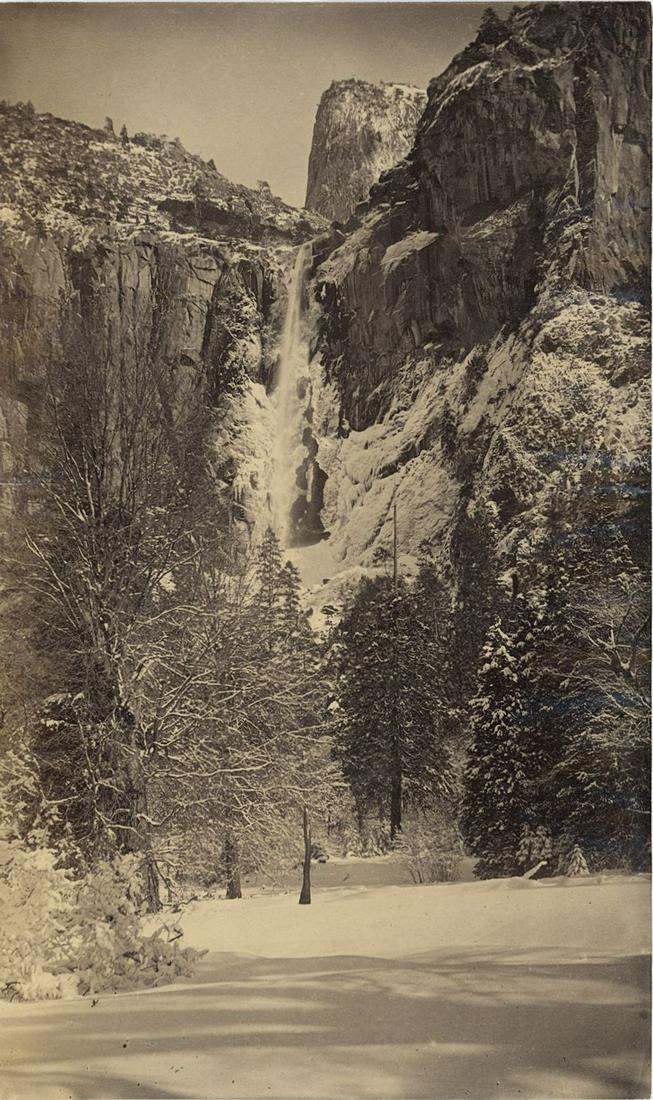 Wintertime at Bridal Veil Falls, Yosemite, California, (1 of 1)