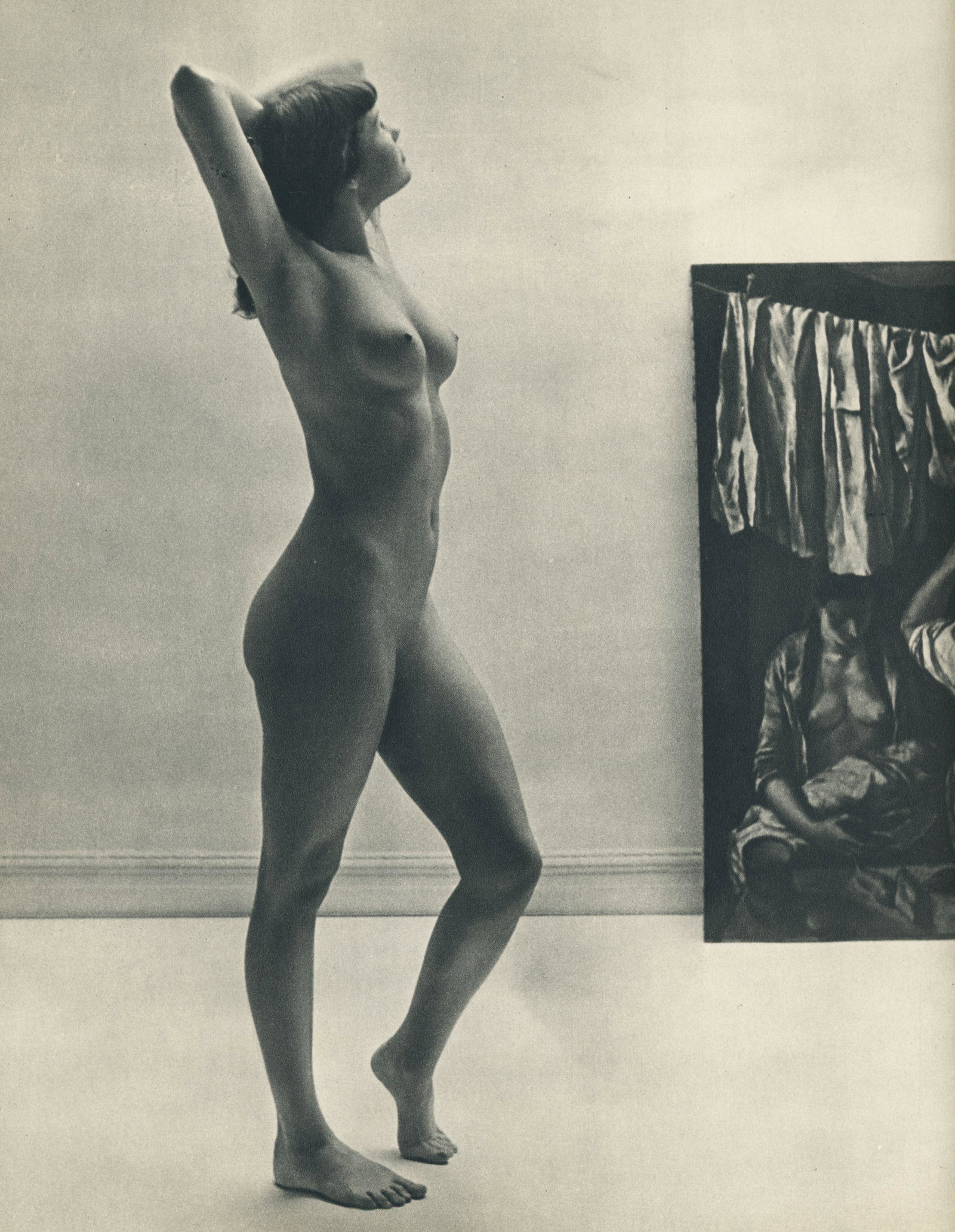 Nude by Andre de Dienes. C1949: Nude by Andre de Dienes. C1949. 11.75 x 8.75 in. Rev: 10.75 x 8.5 in.