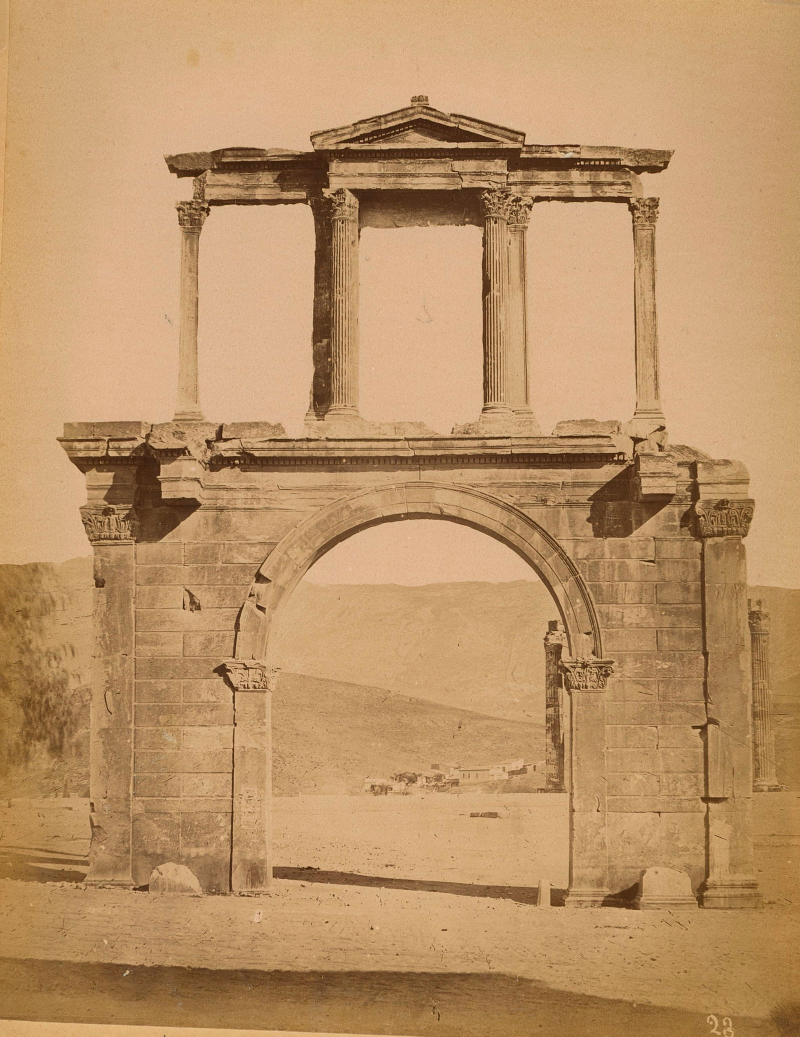 GREECE. Arch of Hadrian, Acropolis, Athens. C1880 (1 of 1)