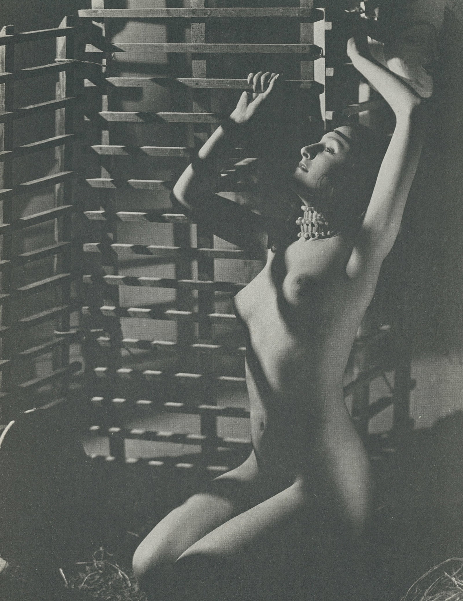 Nude by Lucien Lorelle. C1962: Nude by Lucien Lorelle. C1962. 8.75 x 6.75 in. Rev: 8.75 x 6.75 in