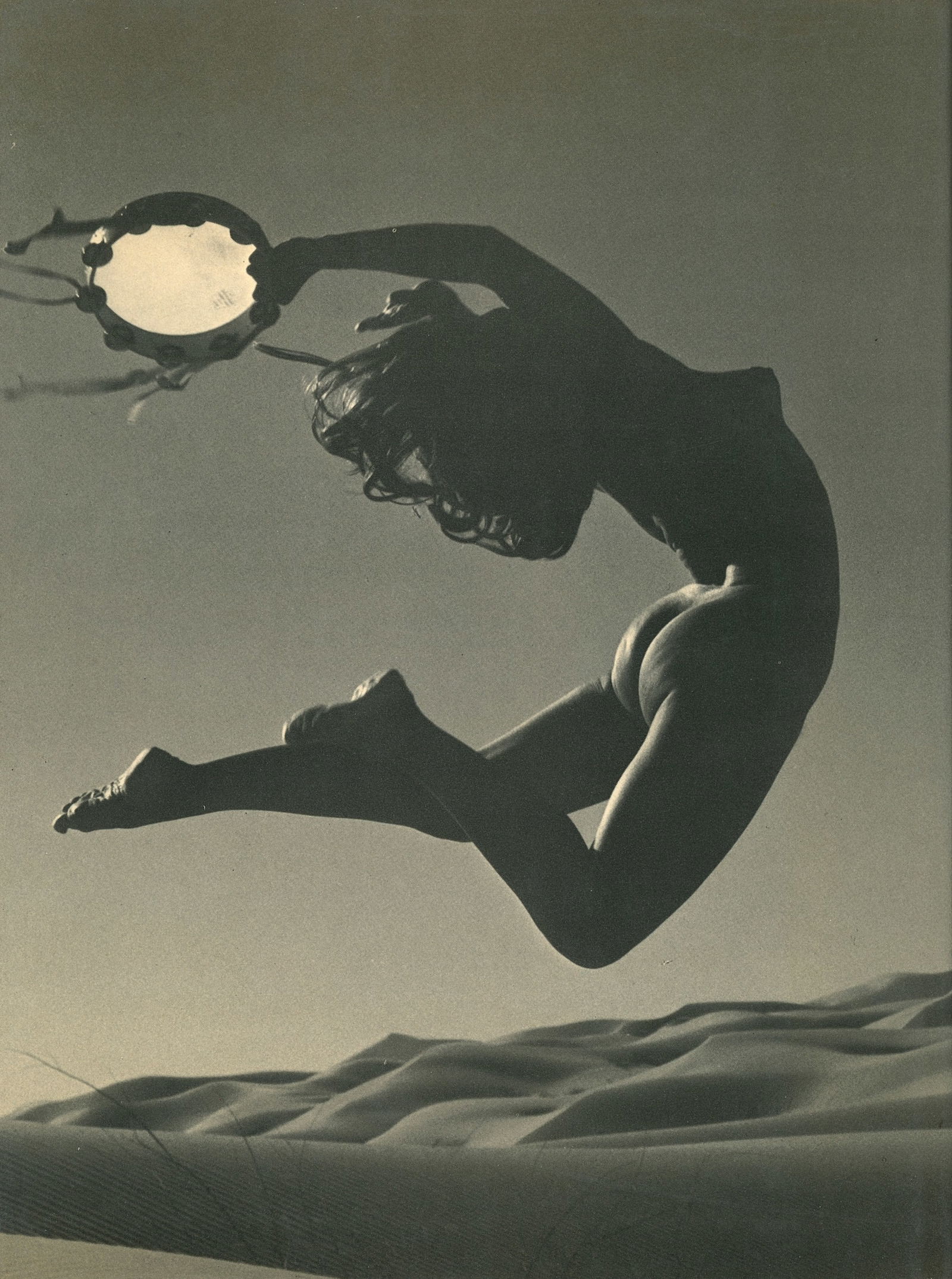 Nude by Andre de Dienes. C1973: Nude by Andre de Dienes. C1973. American-Hungarian photographer famous for nude photography and photographs of a young Marilyn Monroe. 9.5 x 6.875 in.