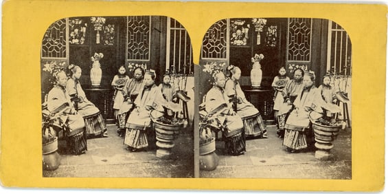 CHINA. Rare Stereo View of China by Felice Beato. C1860.