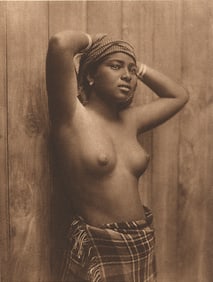 Rodya Nude, Ceylon by unknown photographer. c1925
