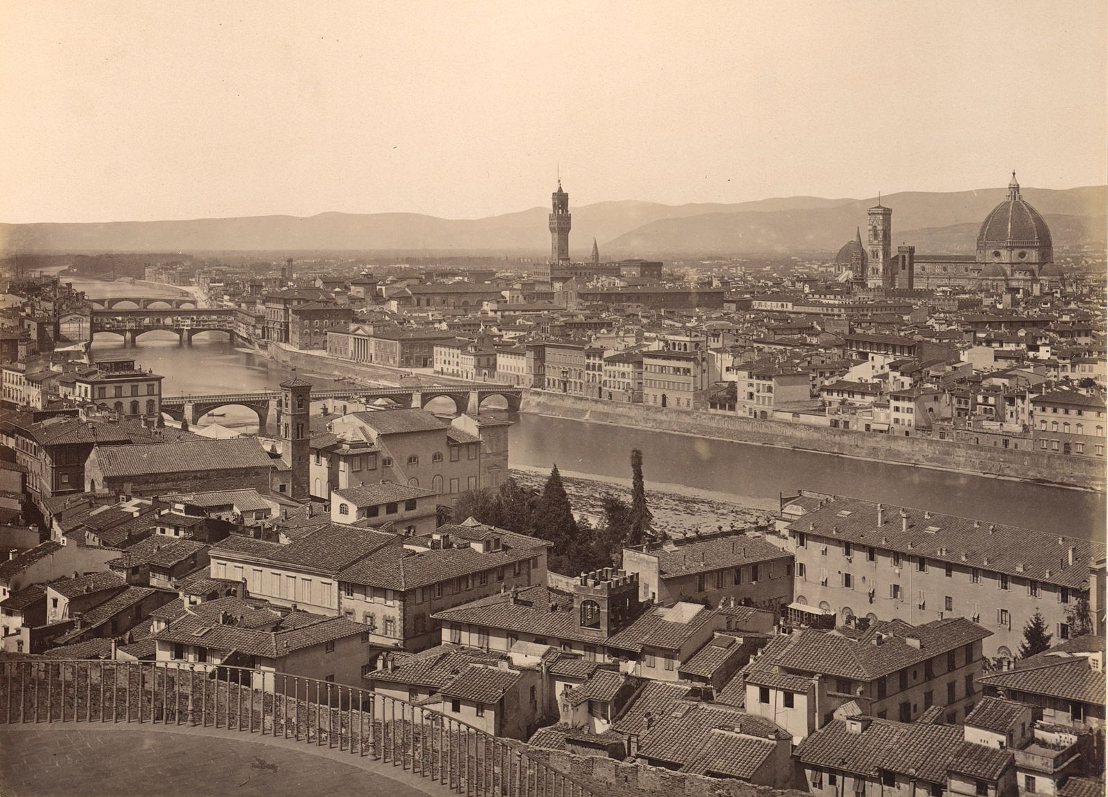 ITALY. Panorama of Florence. C1880 (1 of 1)