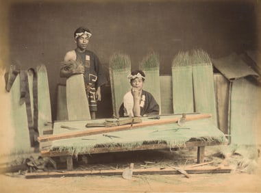 Tatami Mat Weavers. C1880