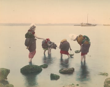 Searching for Shellfish. c1880