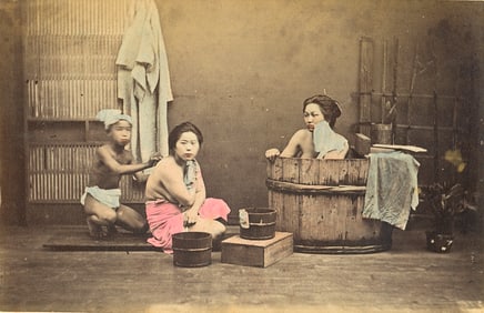 Japanese Bath House, c1875