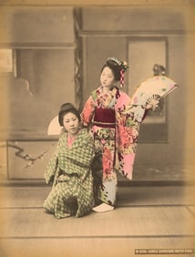 Fan Dancers. c1890