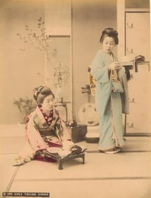 Girls Taking Dinner, c1890