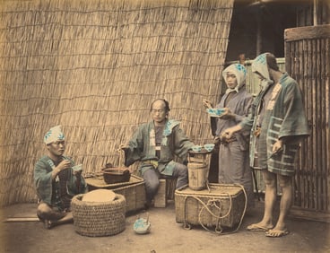 Coolies Wayside Refreshment. C1865