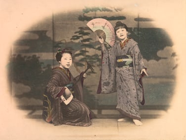 Dancing Maeko. c1870