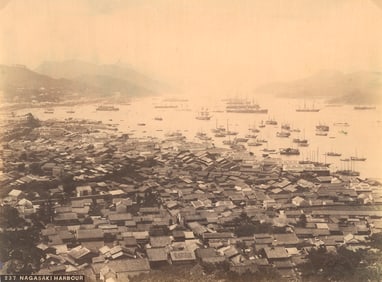 Nagasaki Harbour, c1880