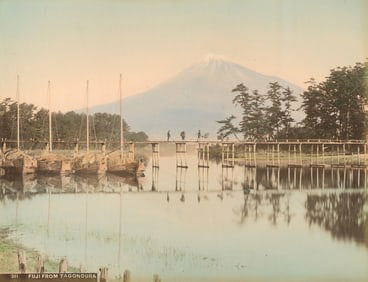 Mount Fuji from Tagonoura. c1885