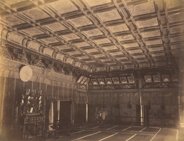 Iryeazu, Interior of Temple at Nikko, c1880