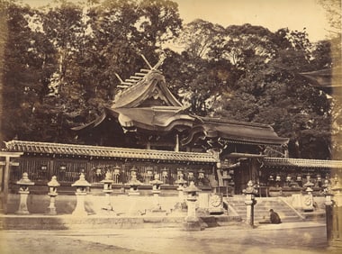 Kobe Shrine, c1870