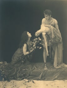 ACTORS. Scene from a Tragedy. C1920