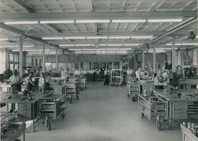 ALBUM. KLM Aircraft Parts Service & Test Facilities. C1950