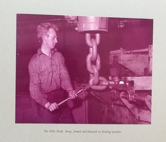 ALBUM. Industrial Album of British Steel Chain Co. Ltd. C1960