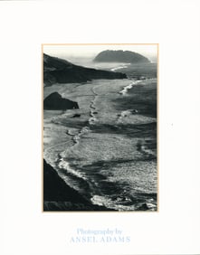 ANSEL ADAMS. Monterey Coast, Point Sur, California.