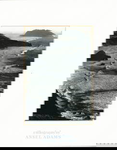ANSEL ADAMS. Monterey Coast, Point Sur, California.: Monterey Coast, Point Sur, California by Ansel Adams. Excellent contrast and tonality. 6.5 x 4.5 in